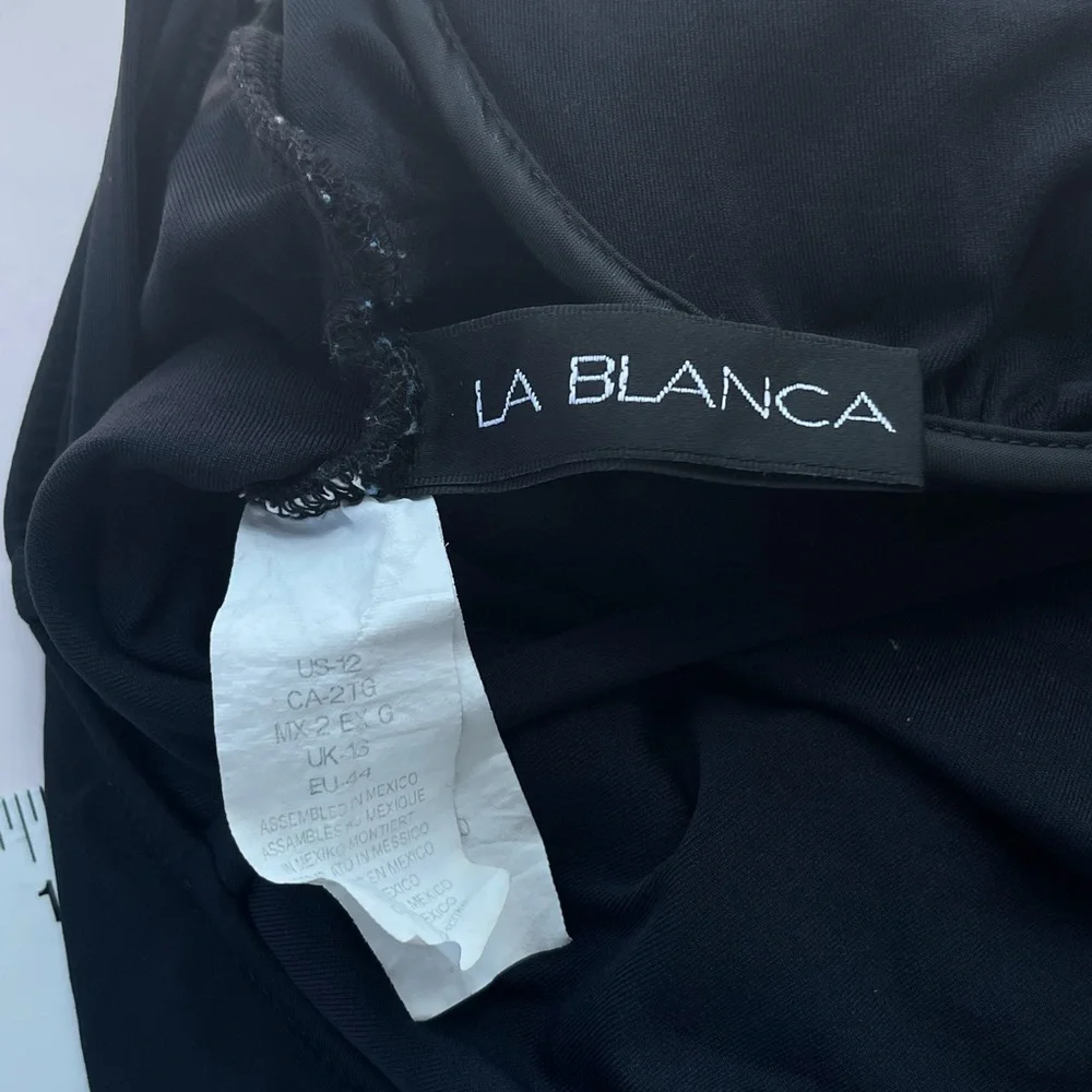 La Blanca Black Bathing Suit - Picture 5 of 7